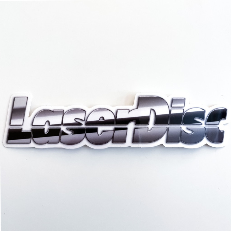 Sticker LaserDisc Logo "Chrome small"