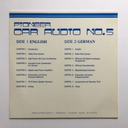 Pioneer: Car Audio No.5 (PAL, Englisch/Deutsch)