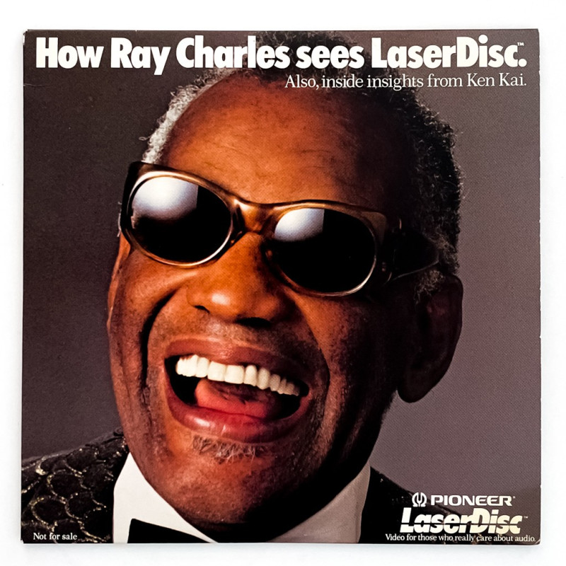 How Ray Charles sees LaserDisc (NTSC, Englisch)