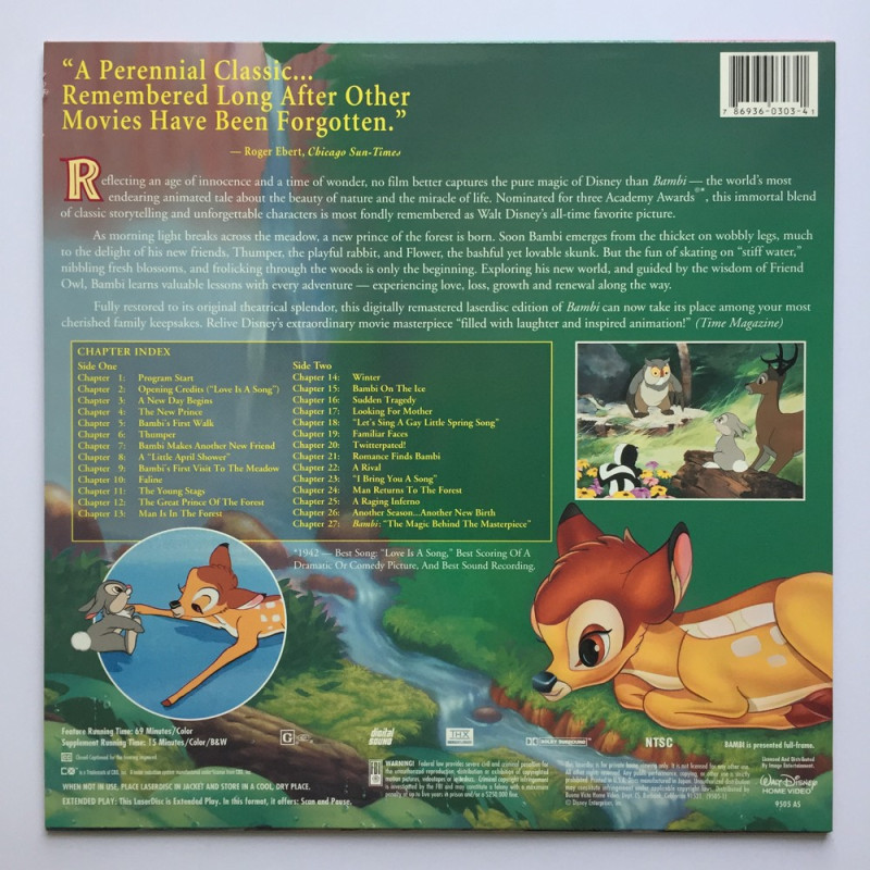 Bambi 55th Anniversary Limited Edition (NTSC, English)