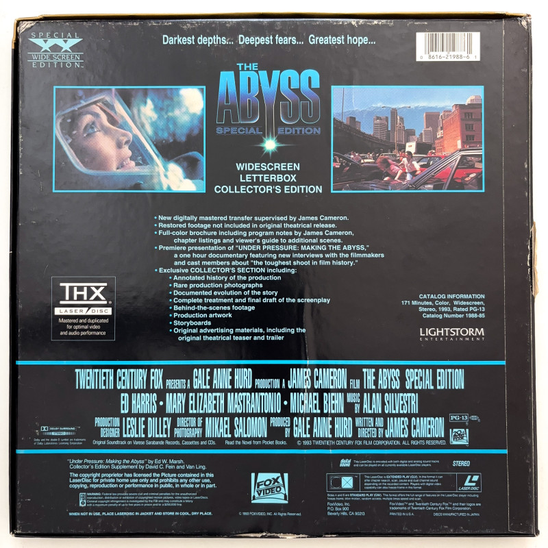 The Abyss 英語版 The Abyss: Special Edition (NTSC, English)